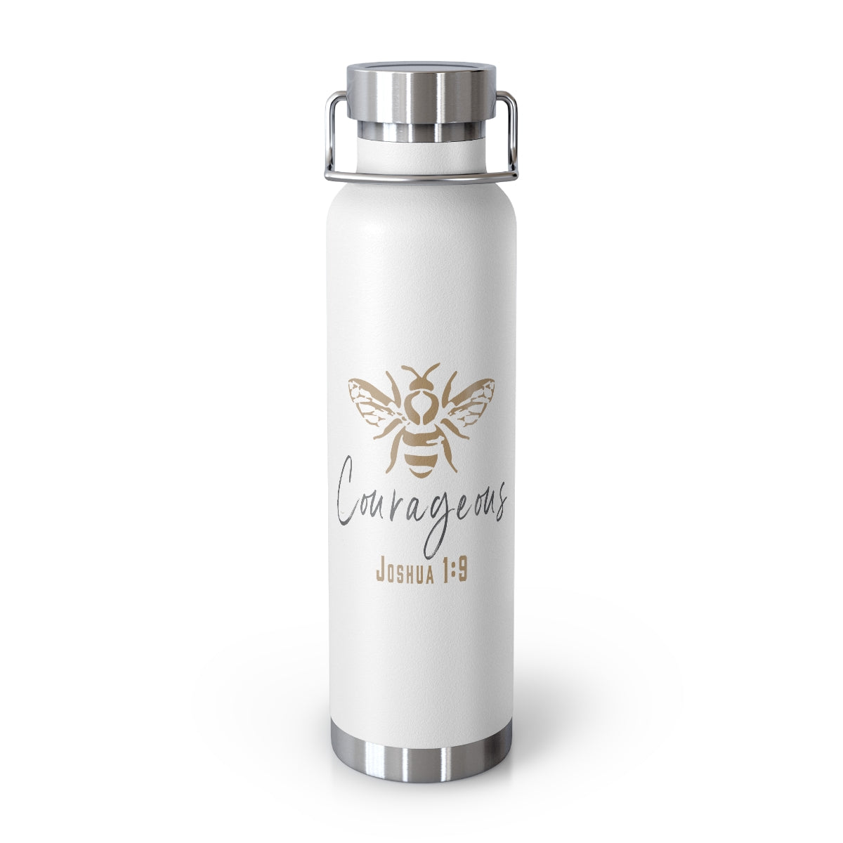 The World's Best Dad Stainless Steel Water Bottle - Joshua 1:9