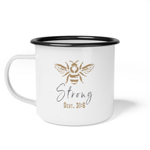 Load image into Gallery viewer, Be Strong Cup - Black Rim - 12 oz