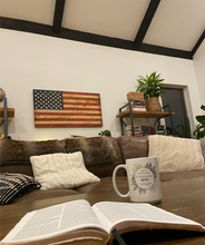Load image into Gallery viewer, Hand Crafted Wood American Flag