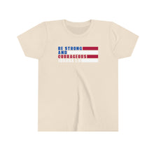 Load image into Gallery viewer, Joshua 1:9 Youth Short Sleeve Tee