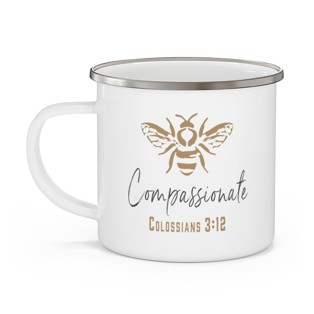 Be Compassionate Cup - Silver Rim - 12 oz