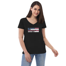 Load image into Gallery viewer, Joshua 1:9 Women’s v-neck t-shirt
