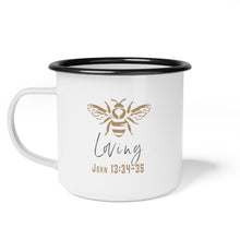Load image into Gallery viewer, Be Loving Cup - Black Rim - 12 oz
