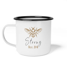 Load image into Gallery viewer, Be Strong Cup - Black Rim - 12 oz
