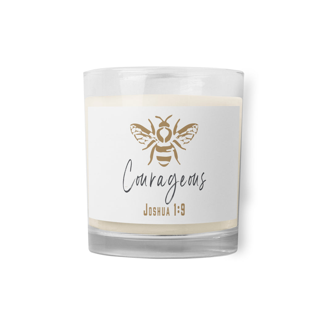 Be Courageous Glass jar soy wax candle