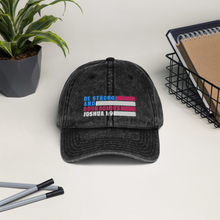 Load image into Gallery viewer, Joshua 1:9 Vintage Cotton Twill Cap
