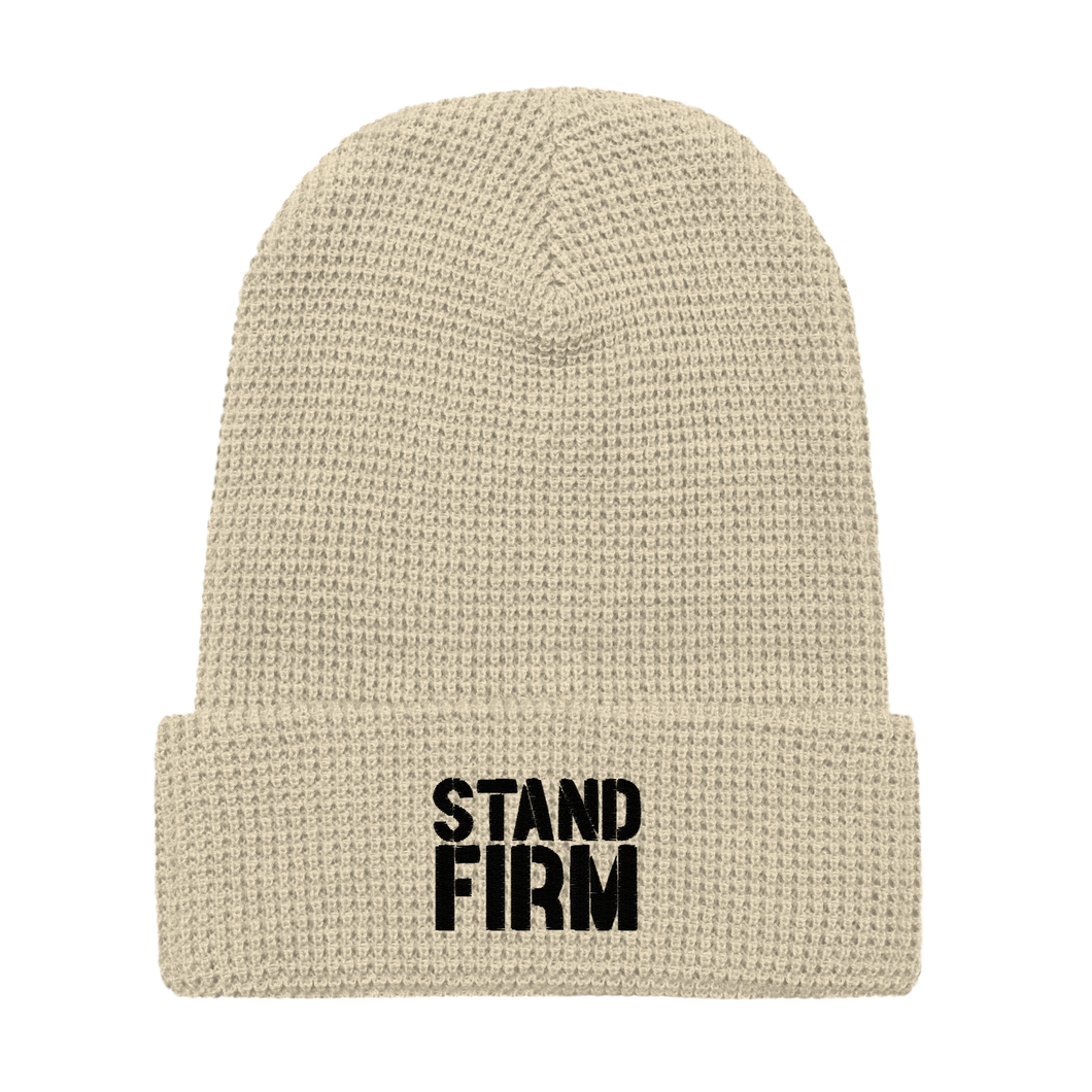 Stand Firm Waffle beanie